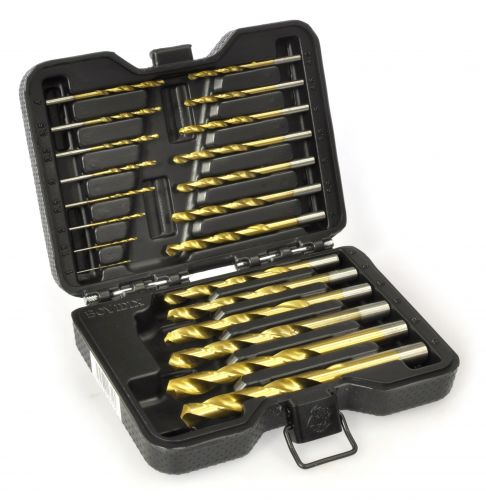 Набор сверел  TITAN, метрический, 21 предмет