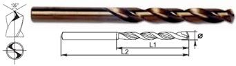 Сверло кобальт HSS PRO Со 4,9
