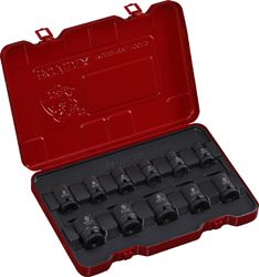 1/2" Набор ударных торцевых головок, дюймовый, 11 предметов