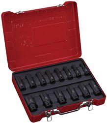 1/2" Набор ударных удлиненных торцевых головок, дюймовый, 14 предметов