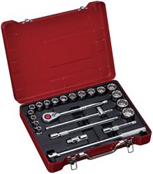 1/2" Набор торцевых головок  и аксессуаров, дюймовый, 23 предмета