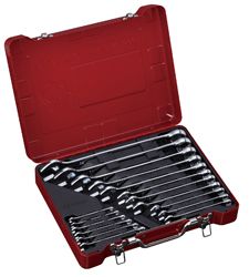 Набор комбинированных ключей, метрический, 17 предметов