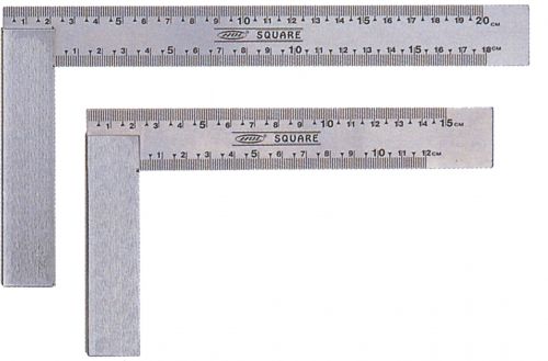 Угольник из нержавеющей стали, с метрической и дюймовой разметкой, 30 см