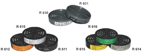 Картридж для респиратора RM-601,602,603, от химических паров и кислых газов