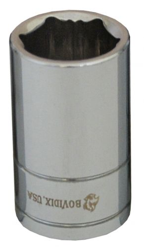 Торцевая головка NON-SLIP 1/2" 6РТ 16mm удл.