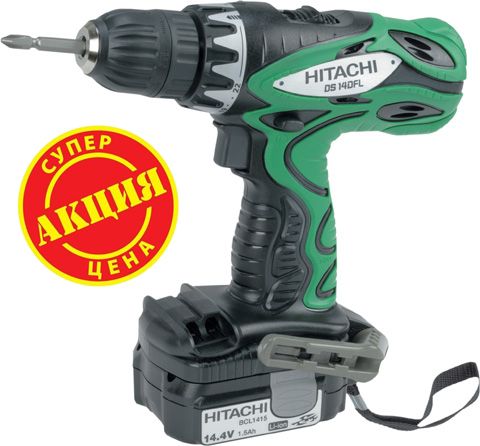 Аккумуляторный шуруповерт  DS14DFL