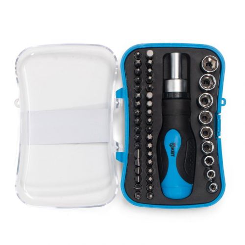 Отвертка реверсивная с битами НБ-46, серия «МАСТЕР»